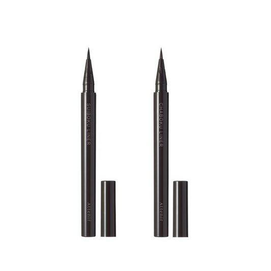 Attenir Suiboku Liner (Transparent Sheer Black / Soft Beige-Brown) 1pc