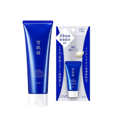 KOSE Medicinal Sekkisei Brightening Cream Wash (20g / 130g)