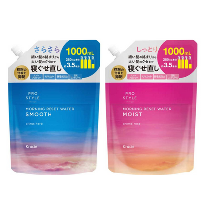 Prostyle Morning Reset Hair Water (Smooth / Moist) Refill Large 1000ml