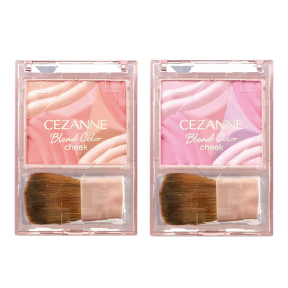 CEZANNE Blend Color Cheek (01 Coral Symphony / 02 Mood Pink) 4.5g