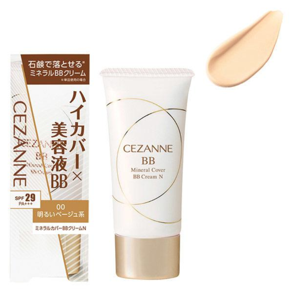 CEZANNE Mineral Cover BB Cream N (00 Light Beige / 10 Light Ochre / 20 Natural Ochre) 30g