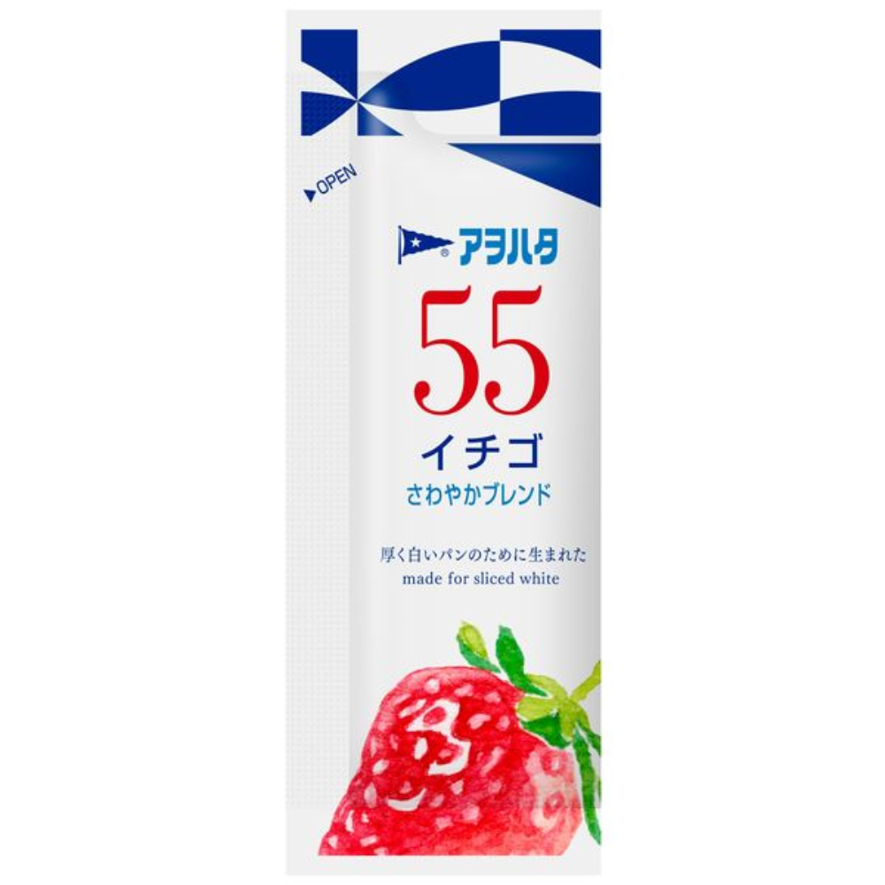Aohata 55 Jam Stick Type (Strawberry / Orange Marmalade / Wild Blueberry) 13g x 4 bags