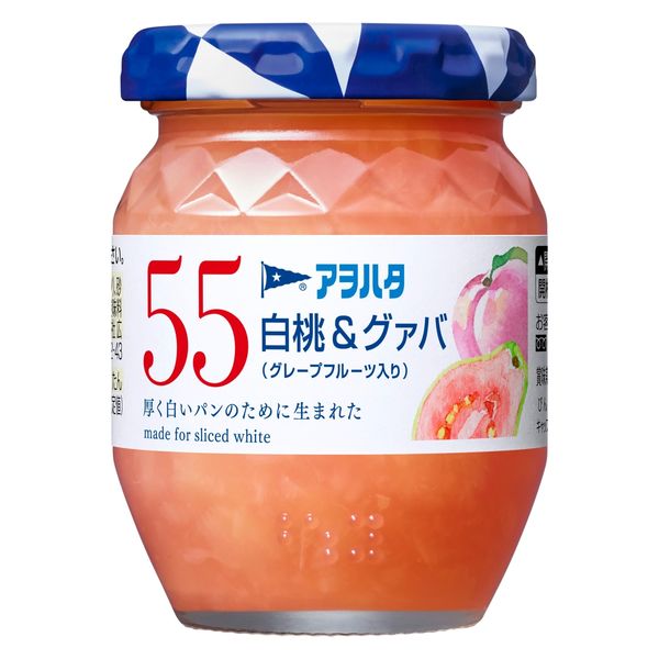 AOHATA 55 Jam (White Peach & Guava / 5 Kinds of Berry) 150g