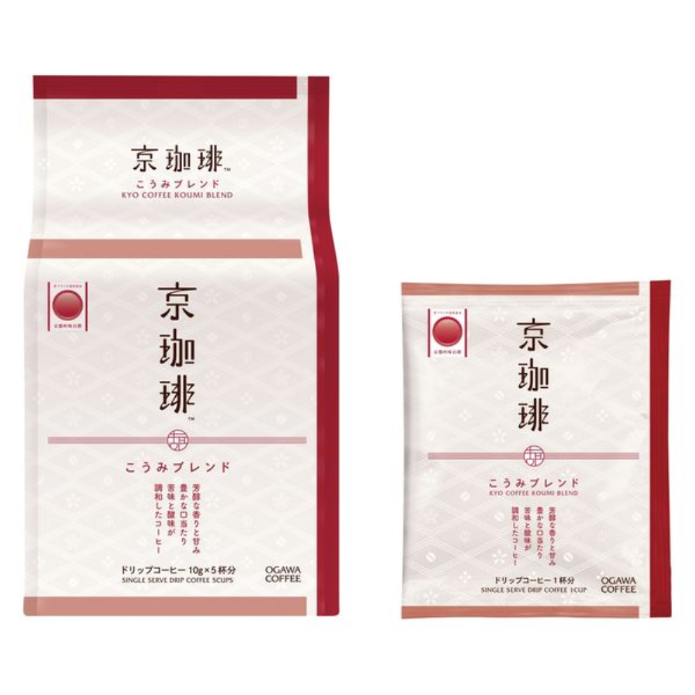 Ogawa Coffee Shop Kyo Coffee Drip Coffee (Koumi Blend / Blue Mountain Blend) 5 bags