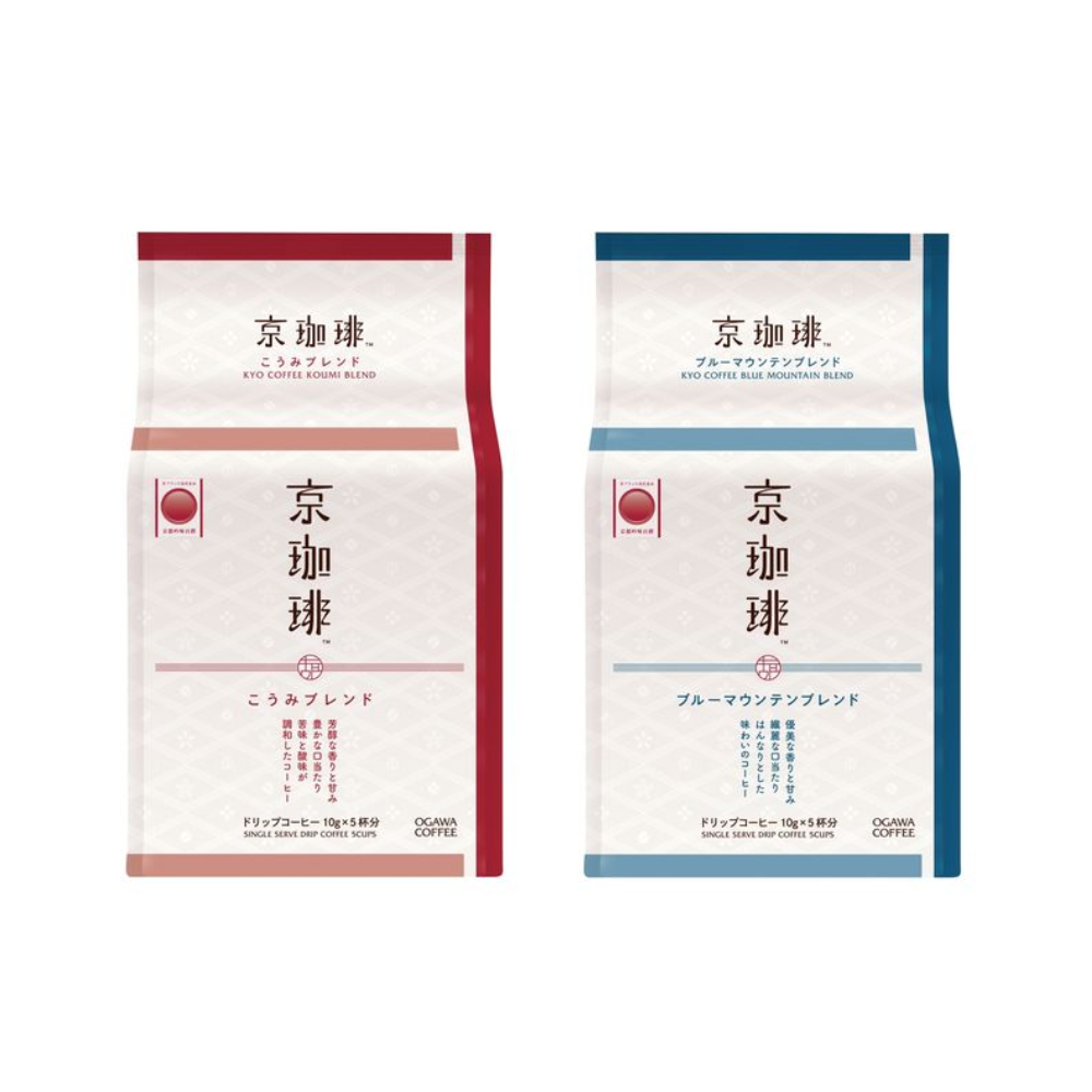 Ogawa Coffee Shop Kyo Coffee Drip Coffee (Koumi Blend / Blue Mountain Blend) 5 bags