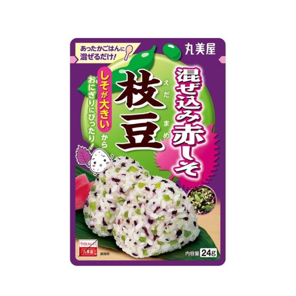 MARUMIYA Mixed Red Perrilla Leaf Shiso Edamame 24g