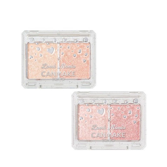 IDA LABORATORIES CANMAKE Glitter Mania (01 Apricot Puree / 02 Pink Poudre) 2.7g