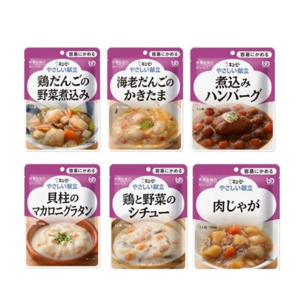 Kewpie Yasashii Kondate Easily Chewable Series 100g