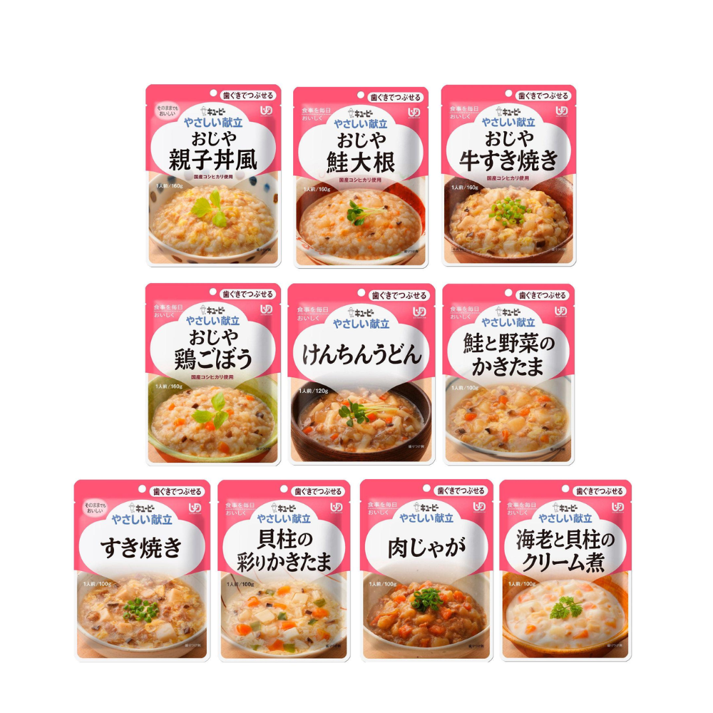 Kewpie Yasashii Kondate Gummable Series (100g / 120g / 160g)