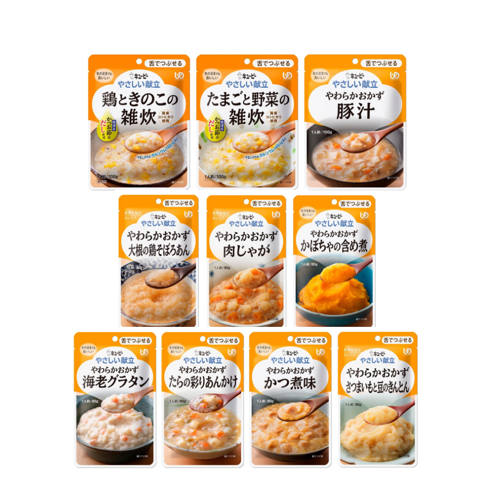 Kewpie Yasashii Kondate Soft Food Series (80g / 100g / 150g)