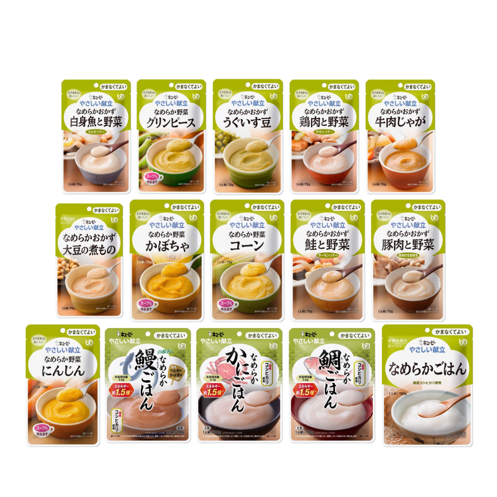 Kewpie Yasashii Kondate Soft Food Series (75g / 100g / 150g)