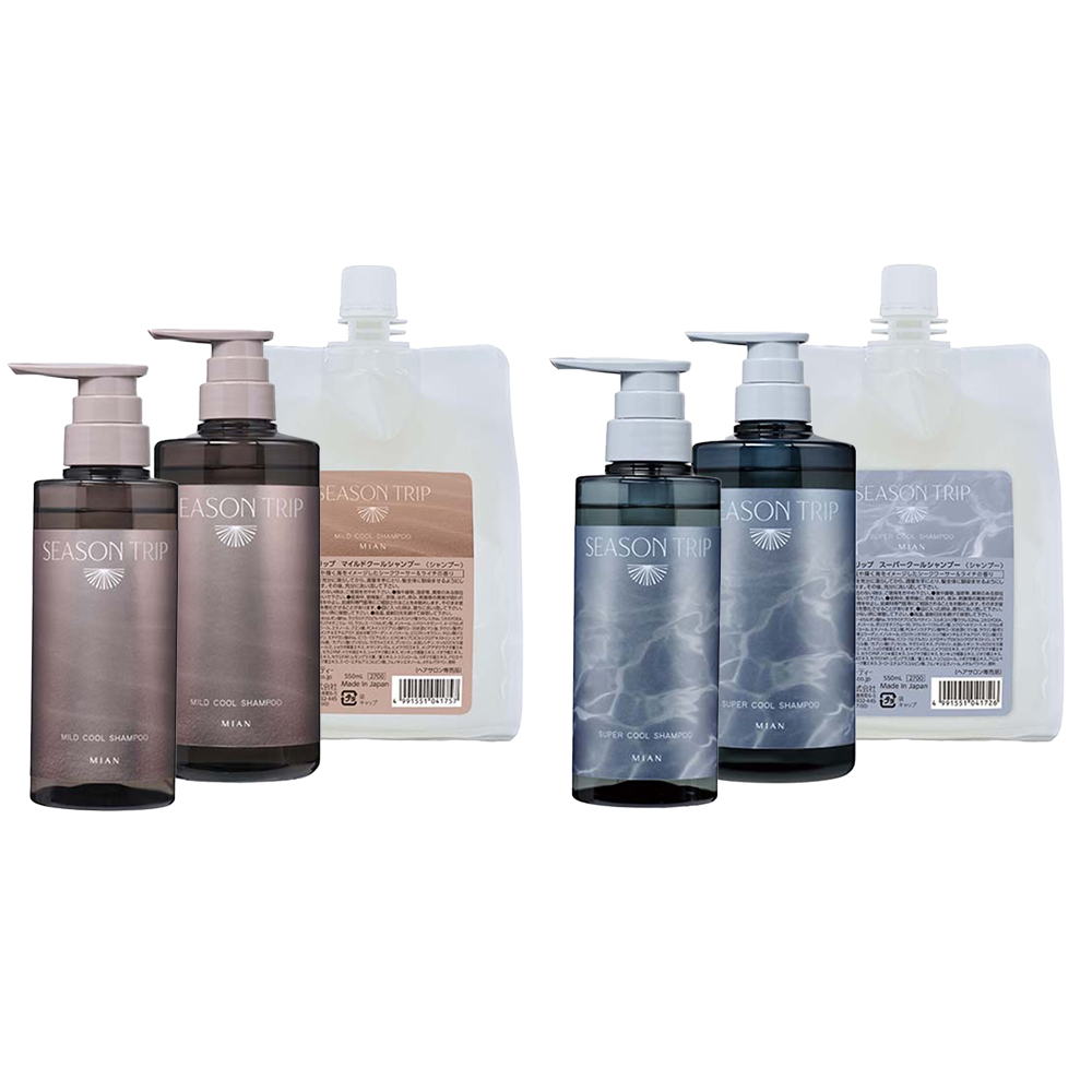 Ford Season Trip Shampoo (Super Cool / Mild Cool) 300ml / 600ml / Refill 550ml