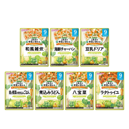 Wakodo From around 9 months Vegetables for One Meal Goo Goo Kitchen 100g