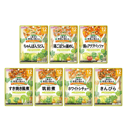 Wakodo From around 12 months, Vegetables for One Meal  Goo Goo Kitchen 100g