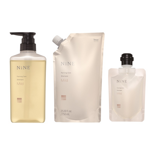 Hoyu NINE Farming Care Shampoo (400ml / Refill 750ml / Mini Pouch 90ml)