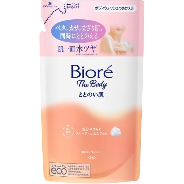 Kao Biore The Body Toning Skin (Woody & Floral / Fruity) Original Bottle 480ml / Refill 440ml
