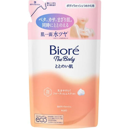 Kao Biore The Body Toning Skin (Woody & Floral / Fruity) Original Bottle 480ml / Refill 440ml