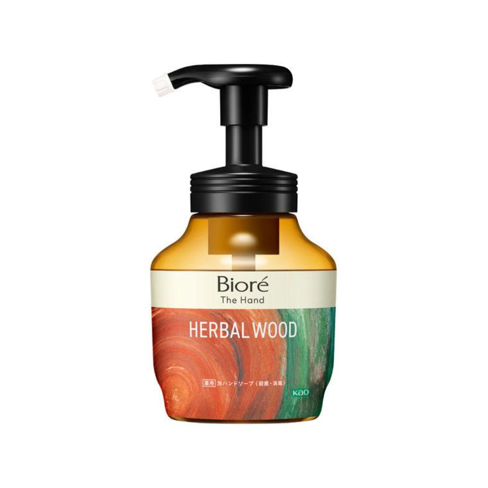 Kao Biore The Hand, Foam Hand Soap, Herbal Wood Fragrance, 280ml, Ori