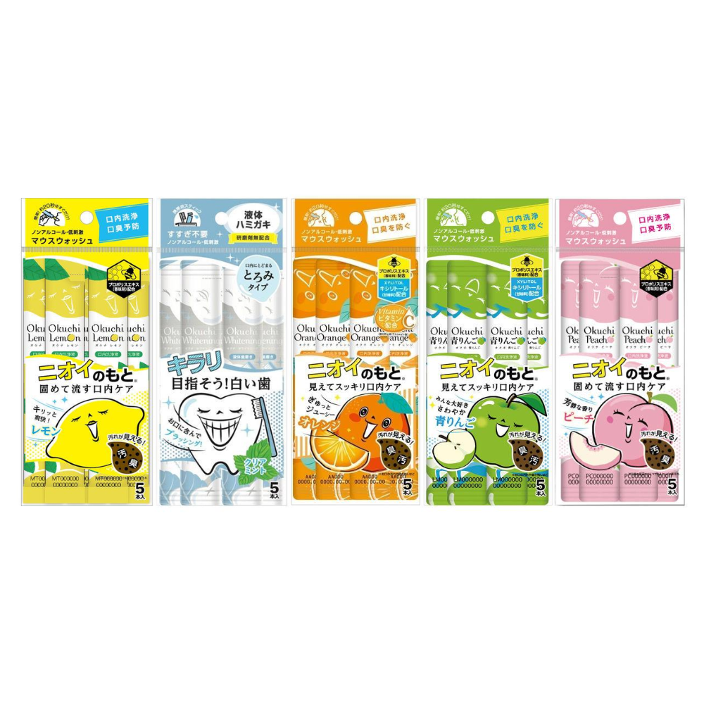 Bitatto-Japan Mouthwash (5 Sticks / 30 Sticks / 5 Sticks x 5 Packs)