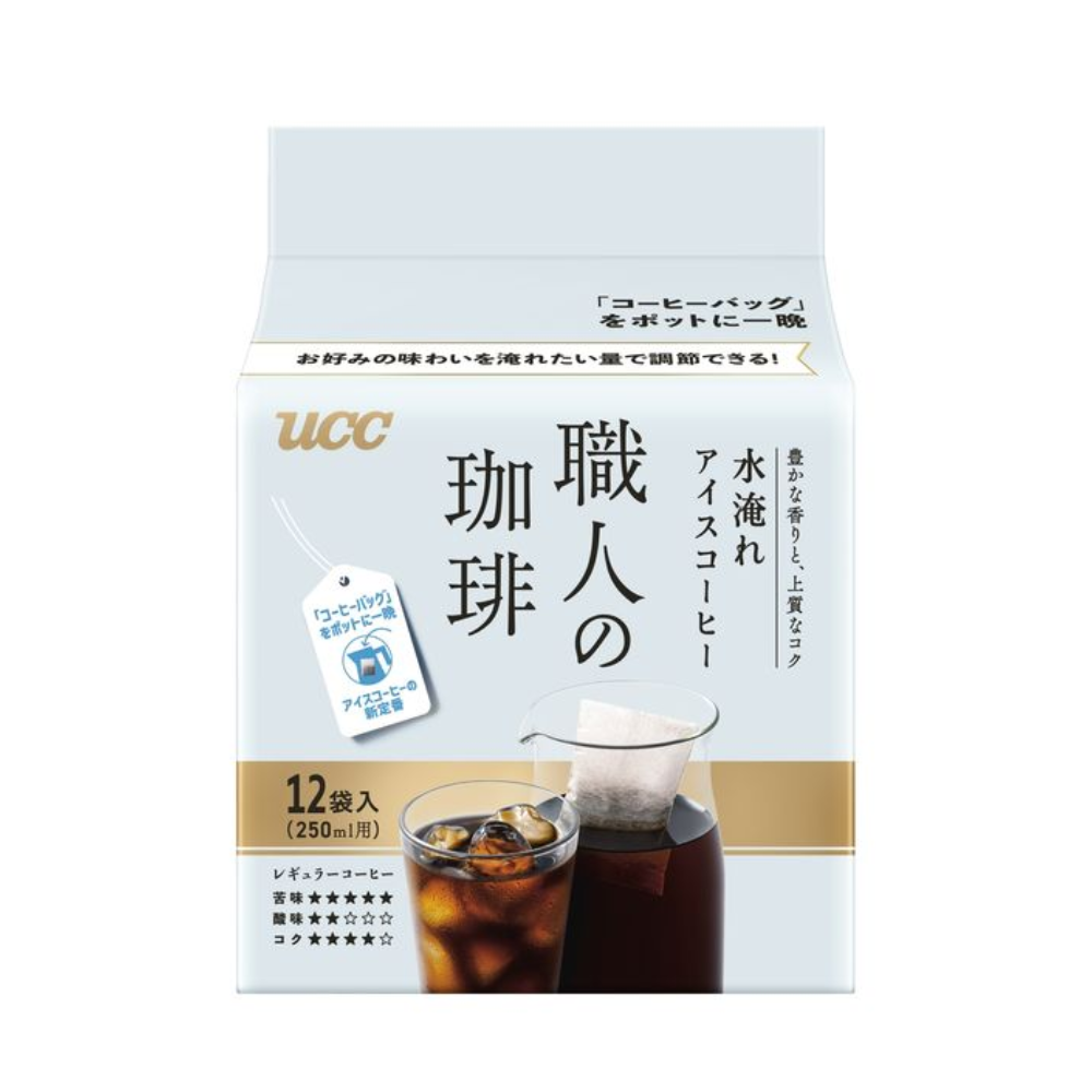 UCC Ueshima Coffee Shokunin no Coffee Coffee Bags Cold Brew Iced Coffee- 12 Cups