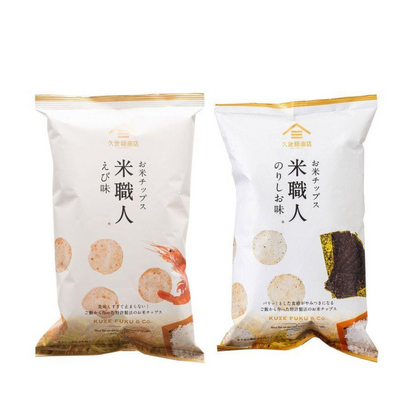 Kuze Fuku & Co. Rice Chips Kome Shokunin (Pra Flavor / Seaweed Salt Flavor) 100g