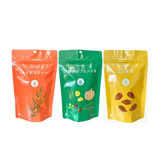 Oigawa Chaen YORISOI 0 Caffeine Teabags (19 Blend Teas / Barley Tea / Rooibos Tea) - 24 Bags