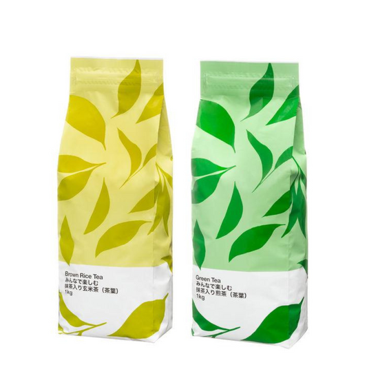 Oigawa Chaen - Everyone Enjoys Tea with Matcha Bits (Genmaicha / Sencha) 1kg