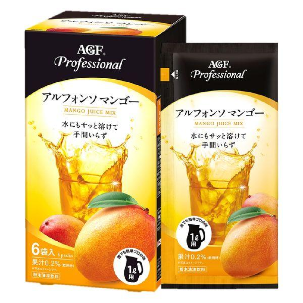Ajinomoto AGF Professional (Alfonso Mango / Kiritto Orange / Refreshing Apple / Melty Mango) 1L Use/500ml Use