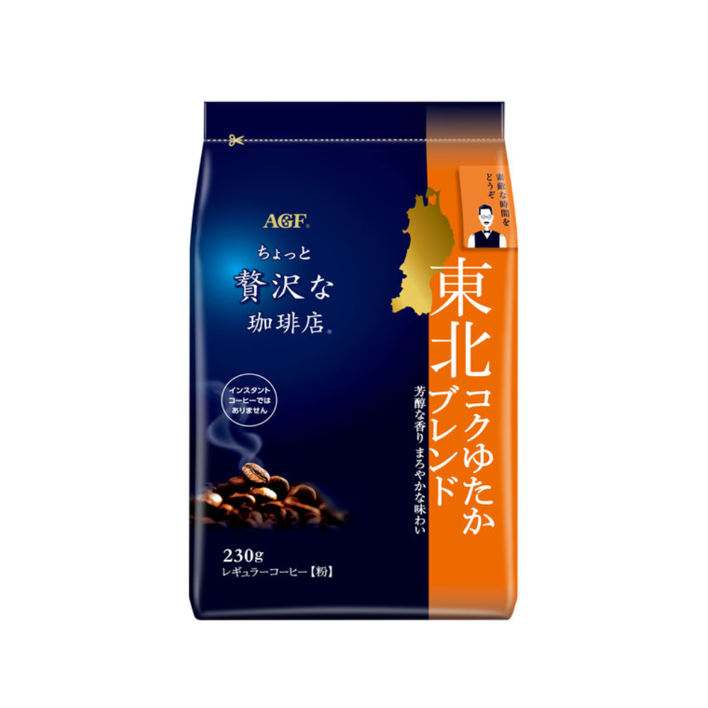 Ajinomoto AGF "A Little Luxurious Coffee Shop" Regular Coffee, Tohoku Deep Blend 230g