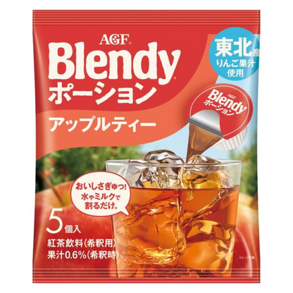 Ajinomoto AGF Blendy Potion (Apple Tea 5 pcs / Fruit Tea 3 Fruits Mix 6 pcs)