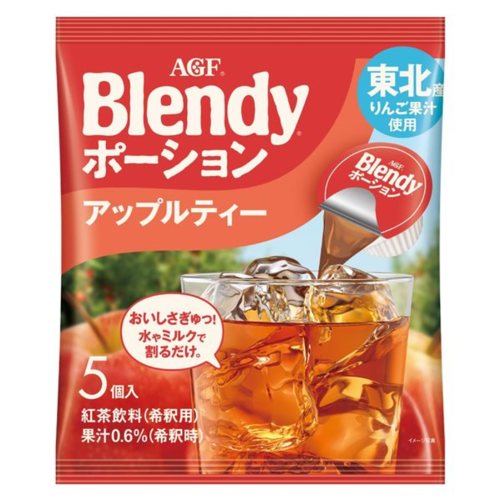 Ajinomoto AGF Blendy Potion (Apple Tea 5 pcs / Fruit Tea 3 Fruits Mix 6 pcs)