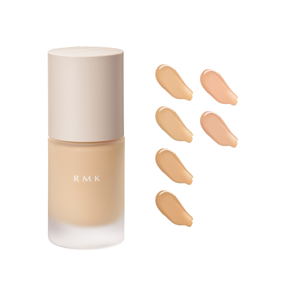 RMK Liquid Foundation Flawless Coverage (#100 / #101 / #102 / #200L / #201) 30ml