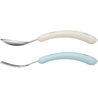 Skater Antibacterial Dishwasher-Safe Stainless Steel Spoon & Fork, Moomin Paint SFBS1, 1 set