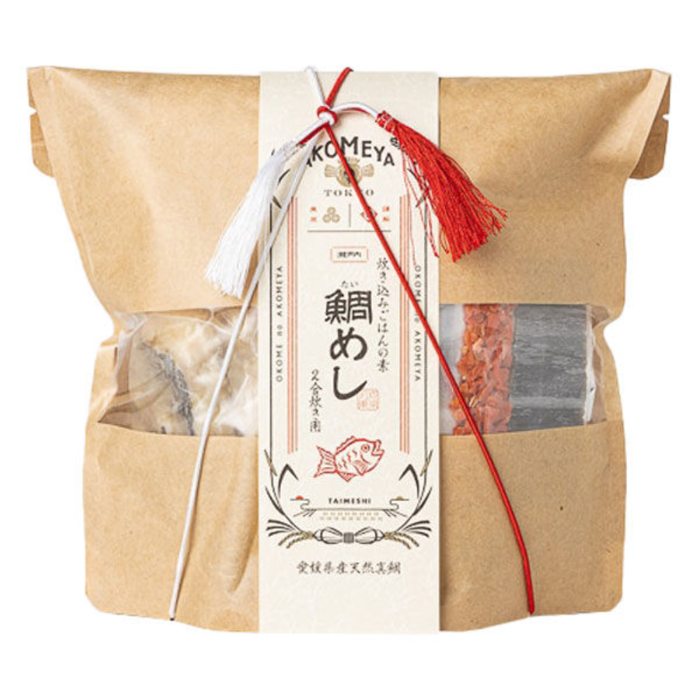 AKOMEYA TOKYO Akomeya Takikomi Gohan Base (Tai-meshi / Tako-Meshi) - 2 Cups Rice