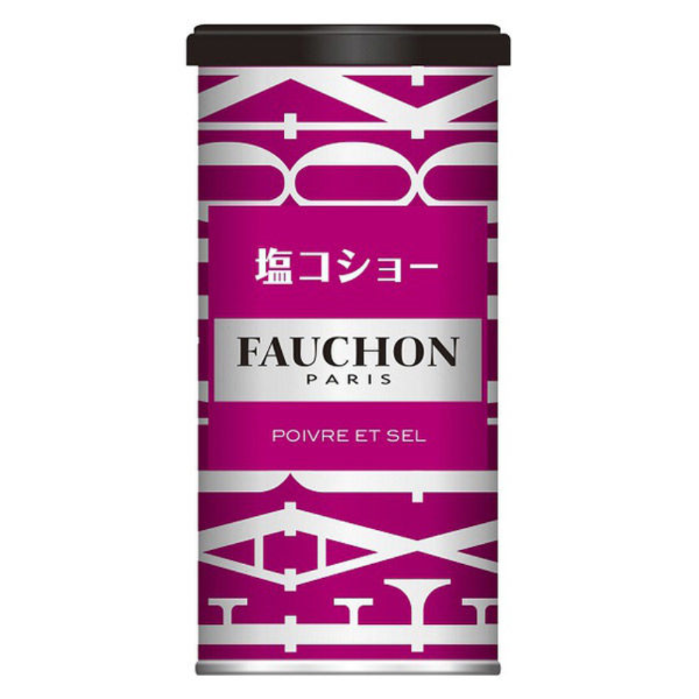 S&B Canned FAUCHON (Sarawak Black Pepper (grounded) / Salt & Pepper) 100g