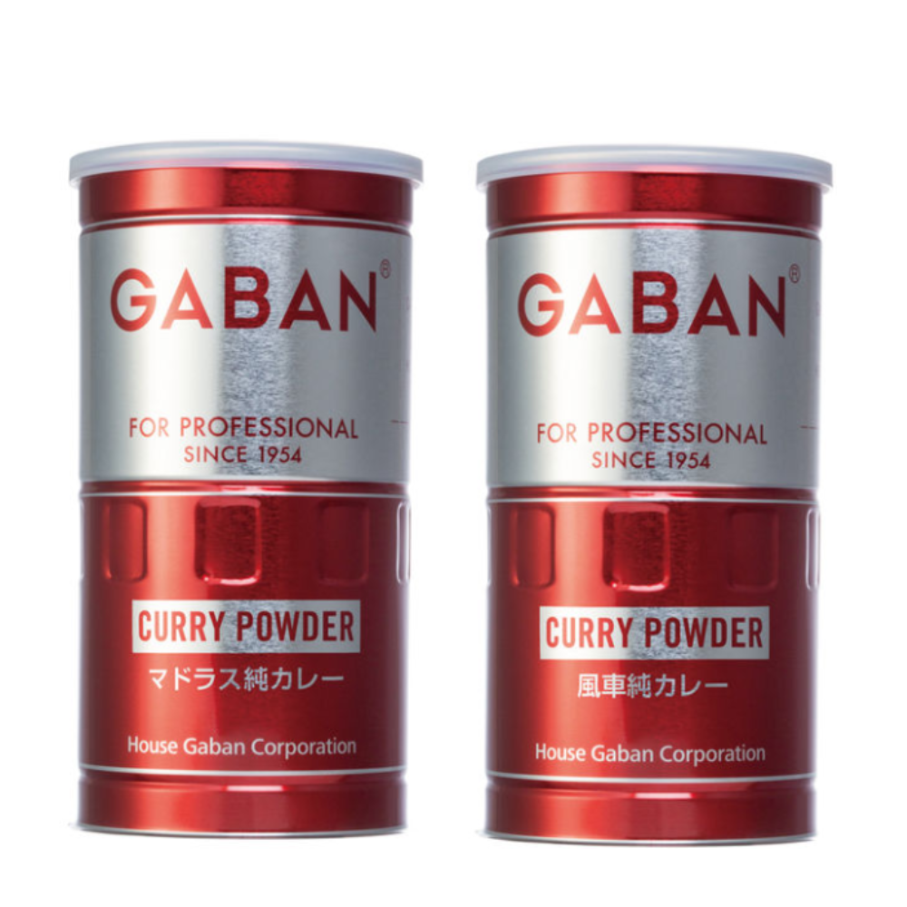 House Foods GABAN GABAN (Kazaguruma Pure Curry / Madras Pure Curry) Powder Can 400g