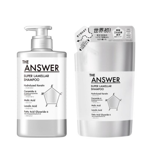 Kao THE ANSWER Super Lamellar Shampoo (400ml / Refill 320ml)