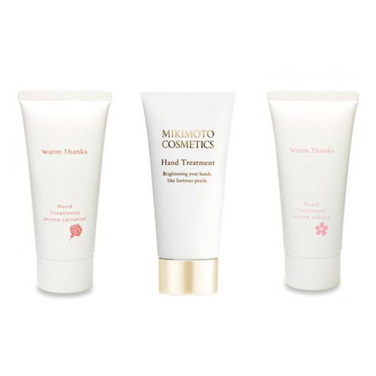 MIKIMOTO COSMETICS Hand Treatment (Fragrance Free / CR Aroma Carnation / SK Aroma Sakura) 50g