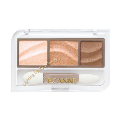 CEZANNE Lighting Up Eyeshadow (01 Royal Beige / 02 Petal Pink) 1.7g