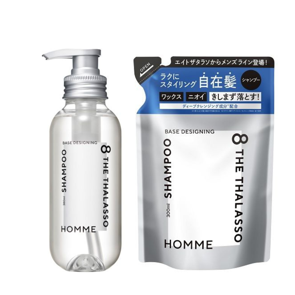 Stella Seed Eight the Thalasso Homme Base Designing Shampoo Mystic Savon Fragrance Refill 300ml