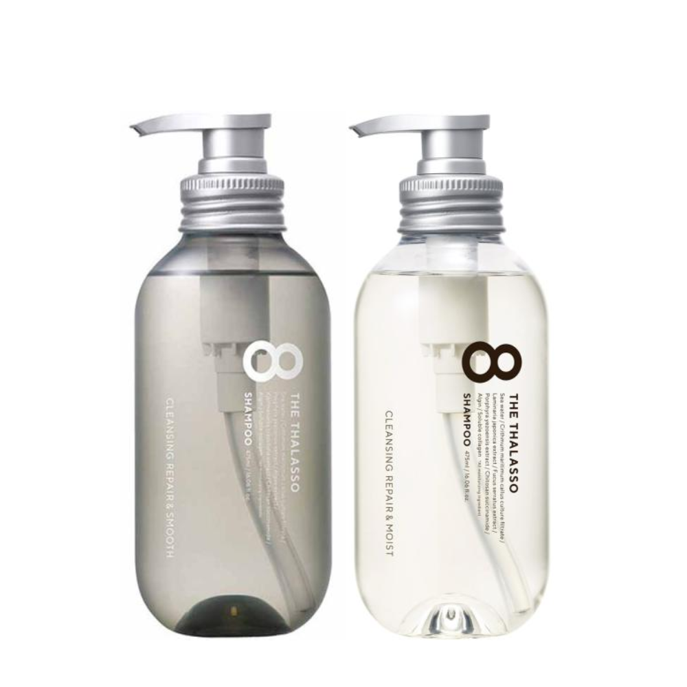 Stella Seed Eighth The Thalasso Shampoo (Smooth / Moist) 475ml / Refill 400ml