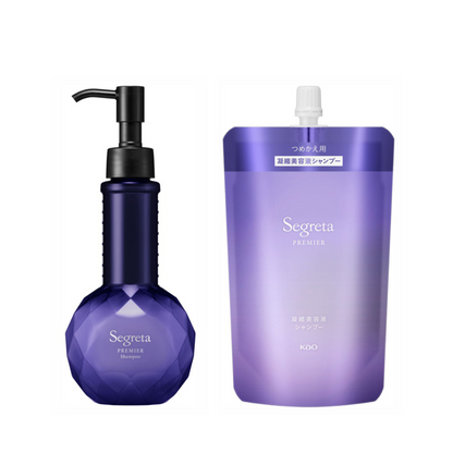 Kao Segreta Premier Condensed Essence Shampoo (200ml / Refill 150ml)