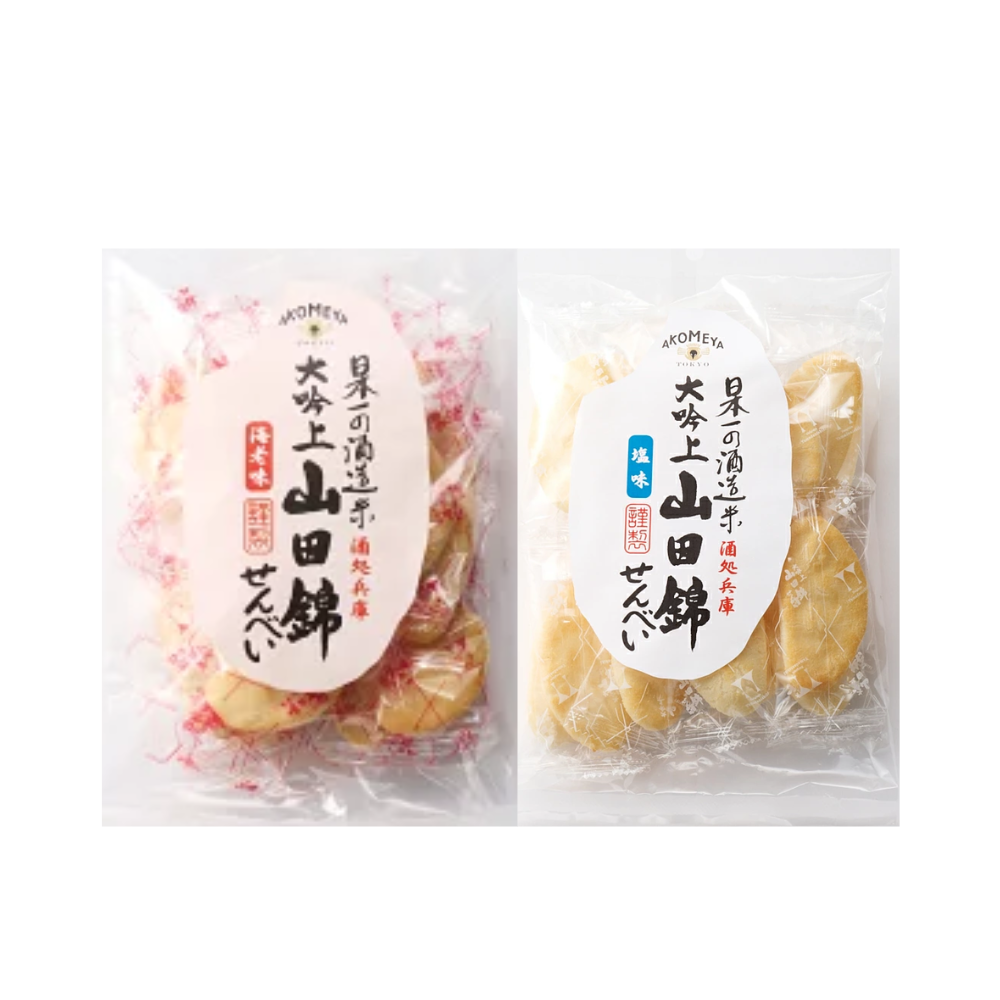 AKOMEYA TOKYO Akomeya Nishiki Rice Crackers (Salt / Shrimp Flavor) 15pcs