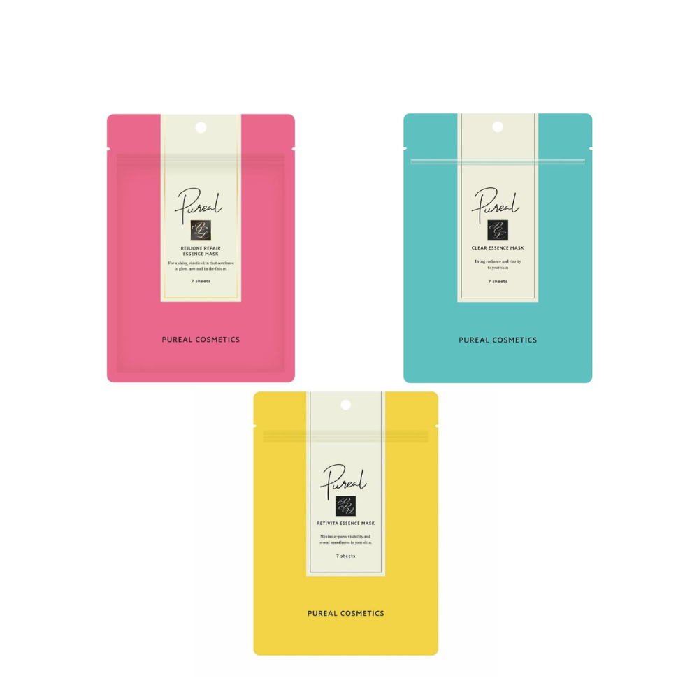 PUREAL Essence Mask (Retivita / Rejuone Repair / Clear) 7pcs