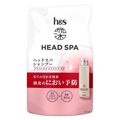 P&G Deep Head Spa by h&s Advanced Aging Care Shampoo (435g / Refill 350g)