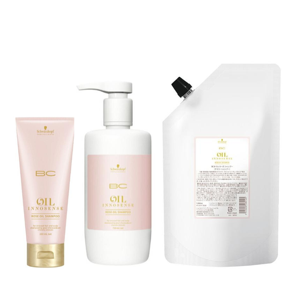 Schwarzkopf BC Oil Rose Shampoo (200ml / 750ml / Refill 1000ml)