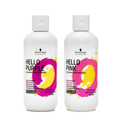 Schwarzkopf (Hello Purple / Hello Pink) Color Shampoo 310g