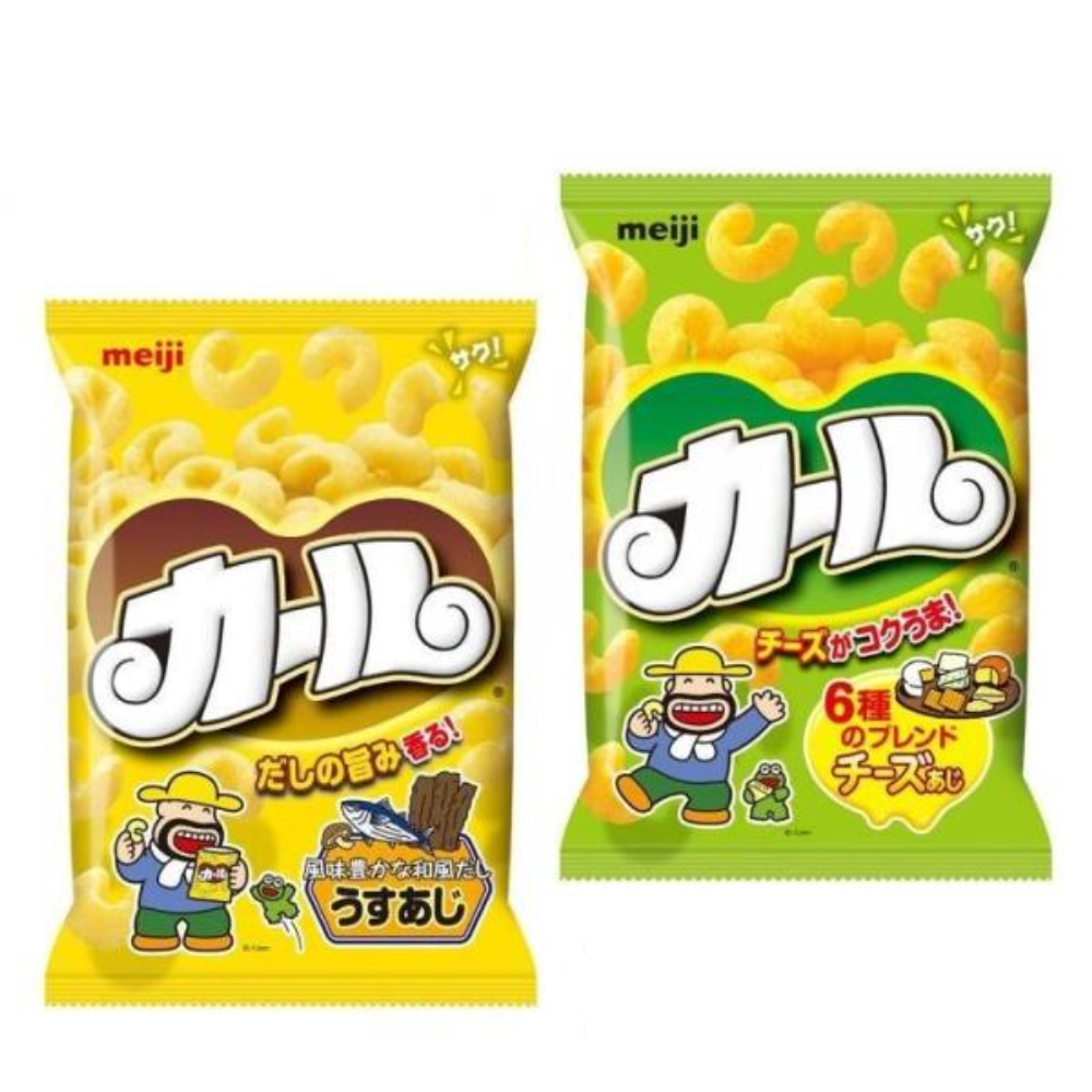 MEIJI Curl Snacks (Light Mac68g / Cheese 64g)