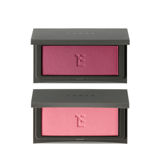 THREE Cheeky Seek Blush (#05 FEELING THE FLOW / #09 SOUND SO SWEET) 4g