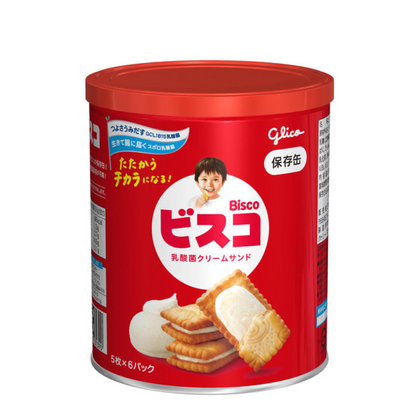 [Emergency Food] GLICO Bisco Preserved Can 6570272 5 years 6 months 1 can (5pcs x 6packs)